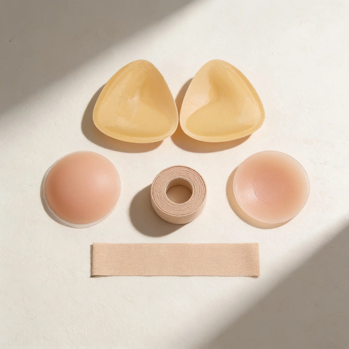The Complete Kit: inserts, nipple covers and a roll of body tape