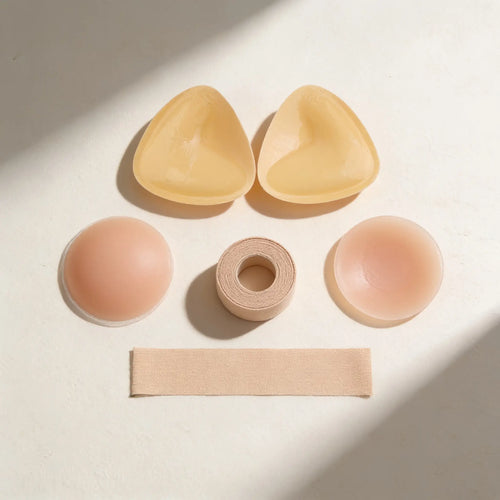 The Complete Kit: inserts, nipple covers and a roll of body tape